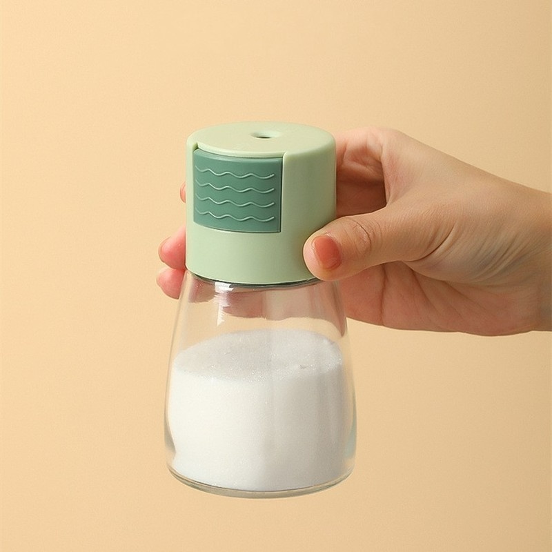 Lọ Thủy Tinh Đựng Gia Vị 180ML Màu Sắc Ngẫu Nhiên