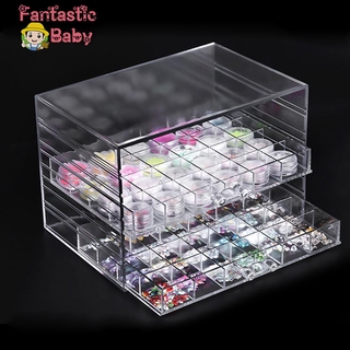 Hộp Nhựa Acrylic Trong Suốt 5 Tầng Đựng Đồ Trang Điểm Tiện Dụng