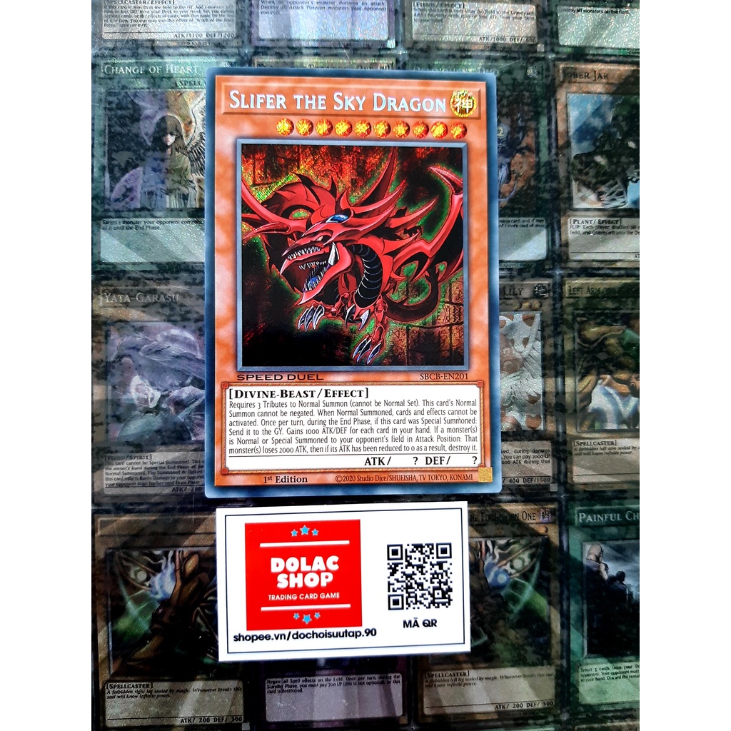 [ ĐỖ LẠC SHOP ] SET THẺ BÀI YUGIOH UK - TAM THẦN AI CẬP SBCB  - Secret Rare 1st Edition