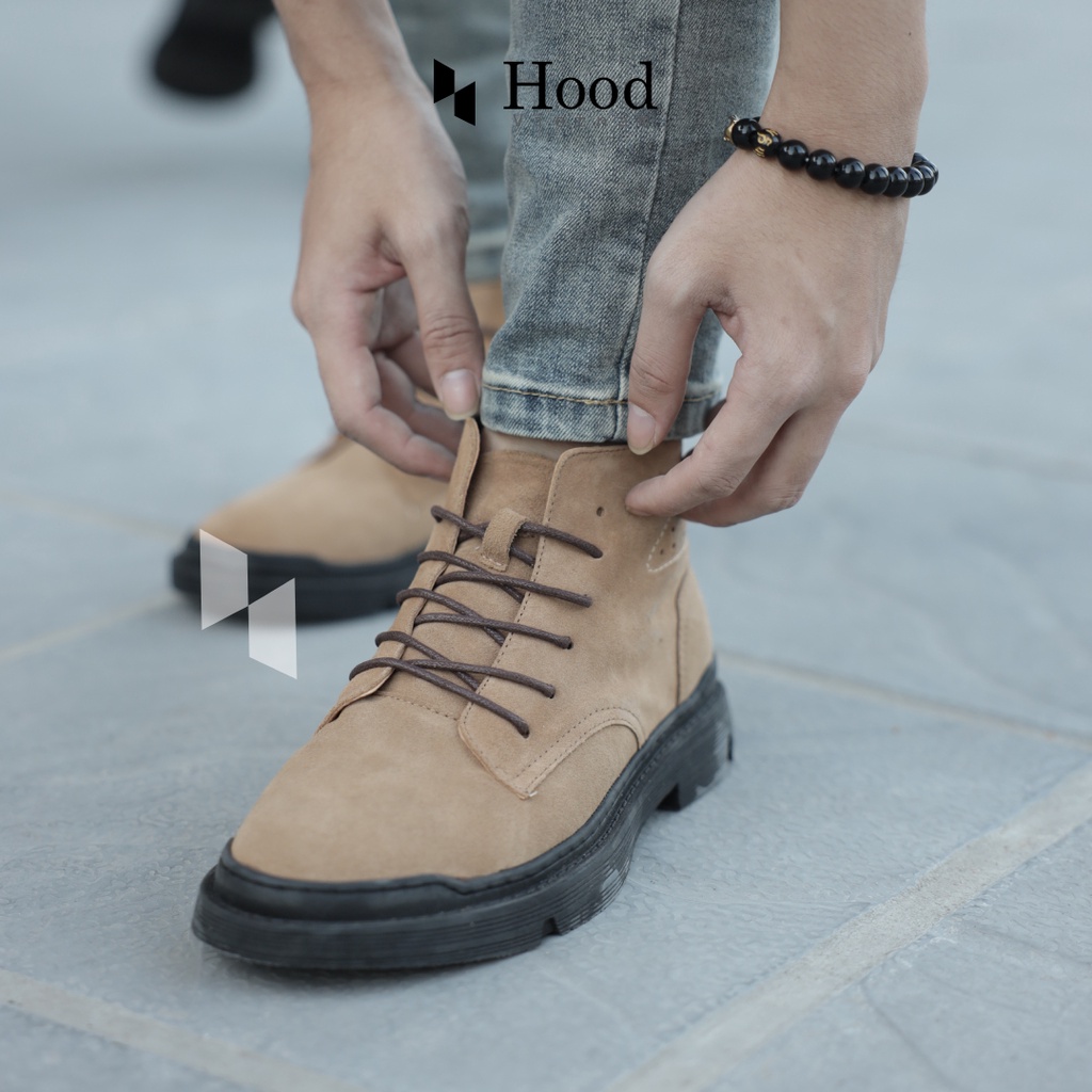 Giày Dor Boots Suede - Da bò lộn cao cấp 100% - Đế kếp cao su đúc nguyên khối - Bảo hành 12 tháng #thehood