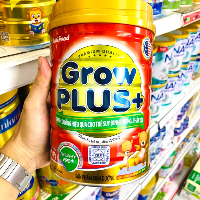 Sữa bột Nutifood Grow Plus 780G suy dinh dưỡng thấp còi