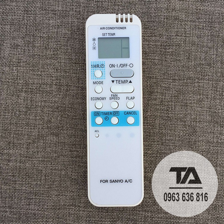 Điều khiển điều hòa Sanyo┃Remote máy lạnh Sanyo