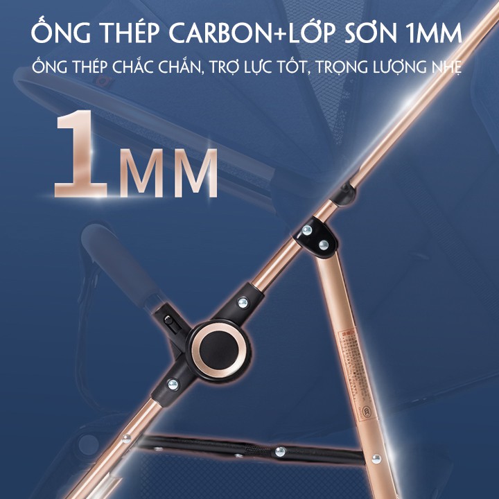 Xe Đẩy Cho Bé, Xe Đẩy Cao Cấp bảo Hành 12 Tháng, Tiện Lợi Cao Cấp Dễ Gấp Gọn