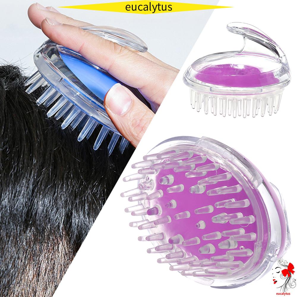 Lược chải tóc gội đầu mát xa da đầu bằng silicon nhiều màu tùy chọn