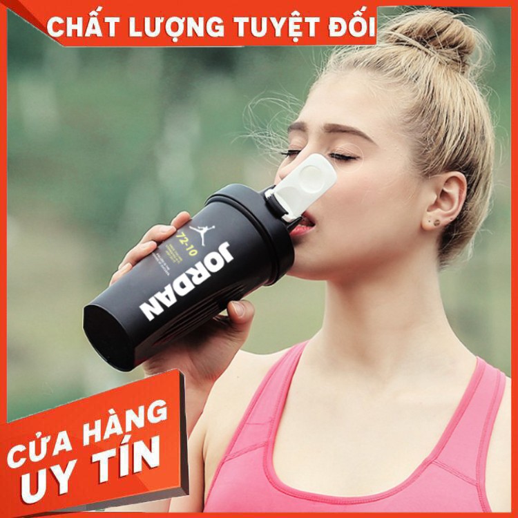 HÀNG CAO CẤP -  Bình nước tập GYM ☕𝐅𝐑𝐄𝐄 𝐒𝐇𝐈𝐏☕ Chai bình nước thể thao Shaker GymShark Bình lắc shaker  - Hàng Ca