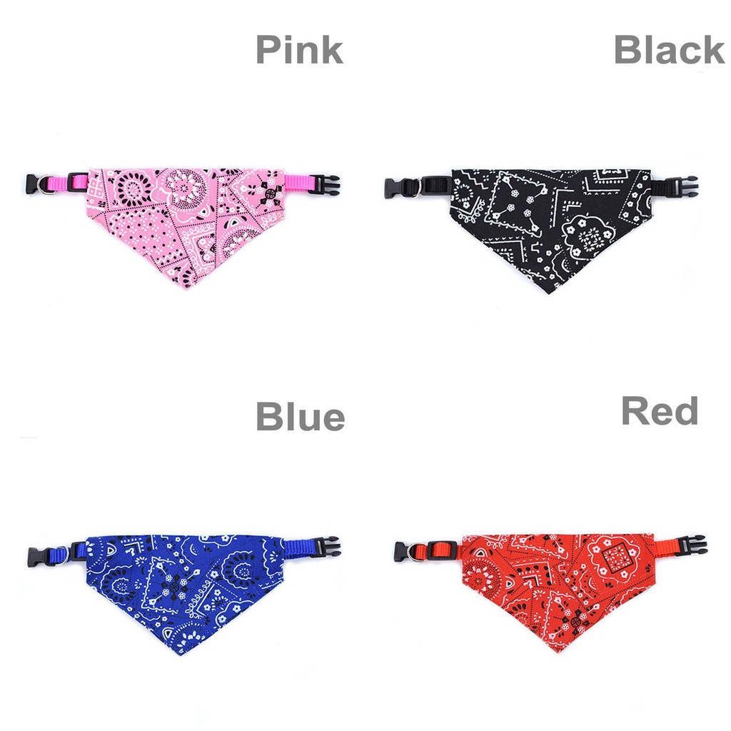 Shoukey Vòng Cổ Dạng Bandanas Trang Trí Cho Chó Kerchief