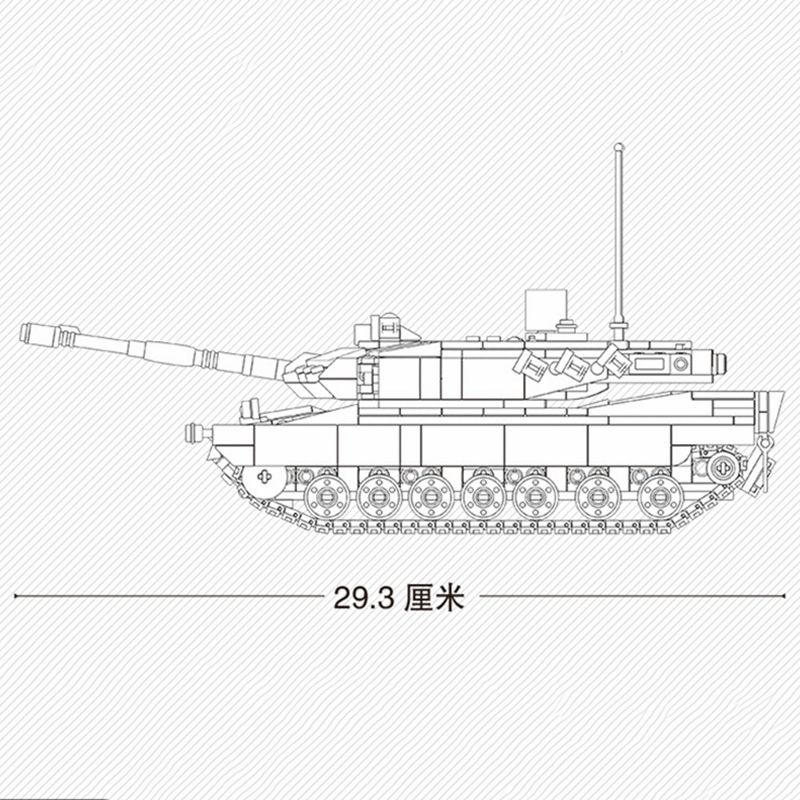 Lego quân đội khối xây dựng xe tăng xe tấn công món quà đồ chơi