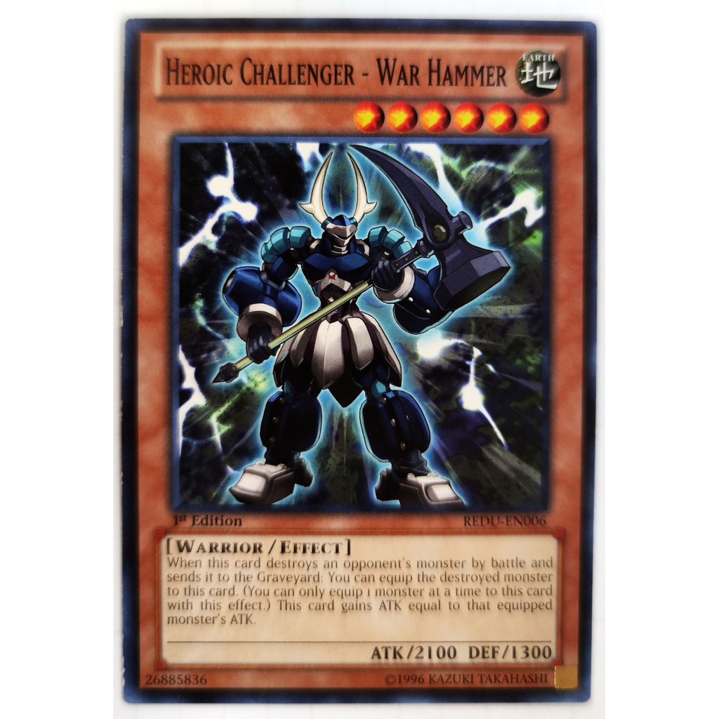 [Thẻ Yugioh] Heroic Challenger - War Hammer |EN| Common