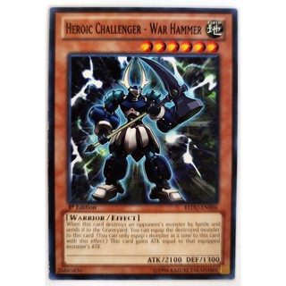 [Thẻ Yugioh] Heroic Challenger - War Hammer |EN| Common