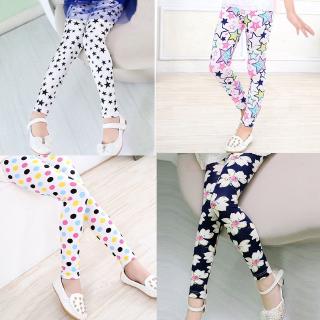 Quần legging in họa tiết cho bé gái
