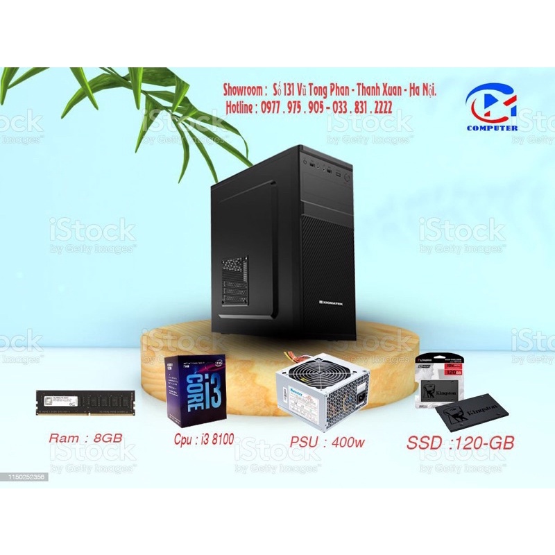 Bộ Case Văn phòng I3 8100