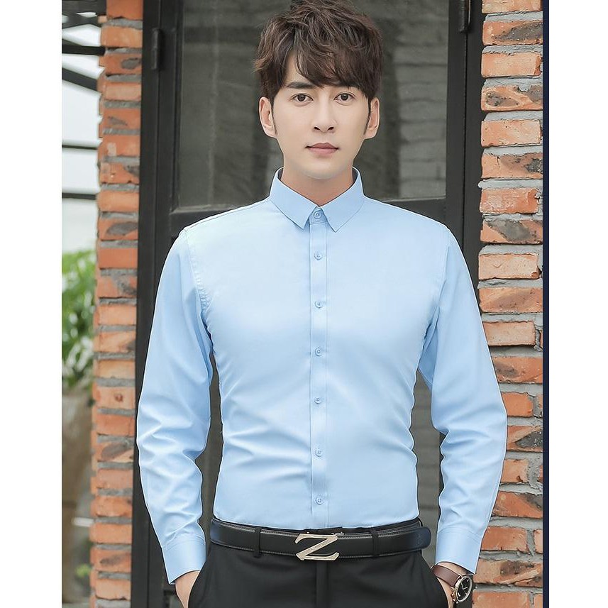 Áo sơ mi nam dài tay KJ chất vải lụa thái phom vừa người tôn dáng chống bai xù phong cách công sở KJ-Vua Quần Jeans | BigBuy360 - bigbuy360.vn