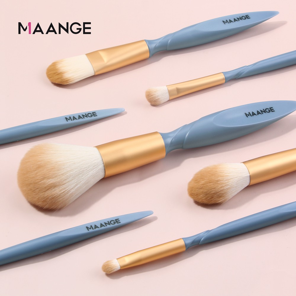 MAANGE 10 Cái / Bộ Cọ Trang Điểm Phủ Phấn Má Hồng Tán Da Mắt 140g