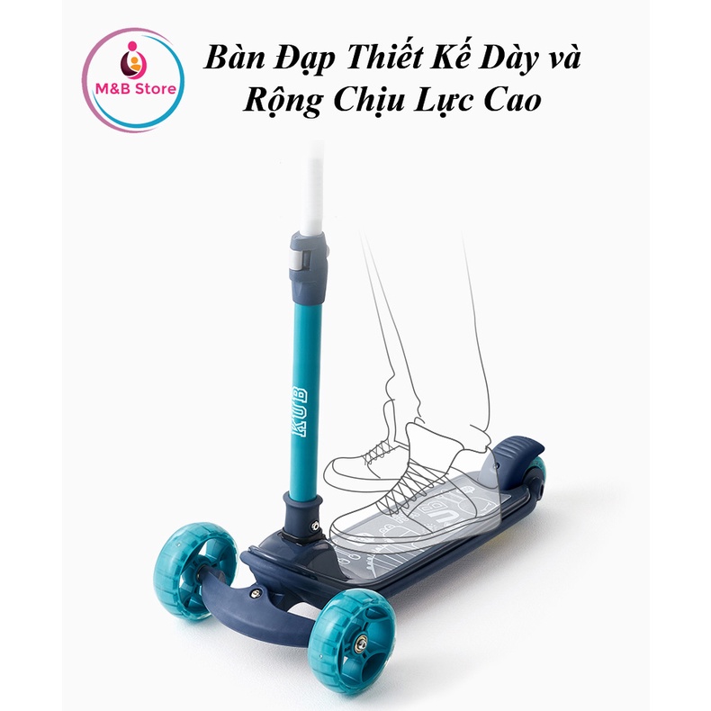 Xe Scooter Chọi Chân Cho Bé Từ 3-14 Tuổi - KUB