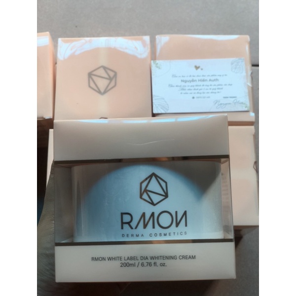 Kem Ủ  TRẮNG Body Tế Bào Gốc Rmon White Label Dia Whitening Cream 200ml của Hàn Quốc