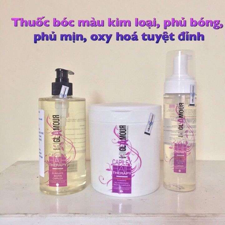 Bóc màu kim loại, phủ bóng, Elumen, đỏ đen Labene Color Remover 500mlx2