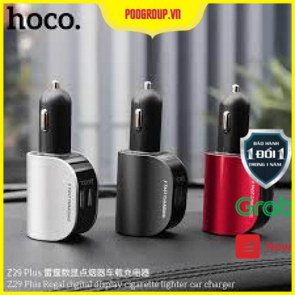 🔥CHÍNH HÃNG HOCO 🔥Tẩu sạc nhanh trên xe hơi HOCO Z29 PLUS -BH 12 tháng