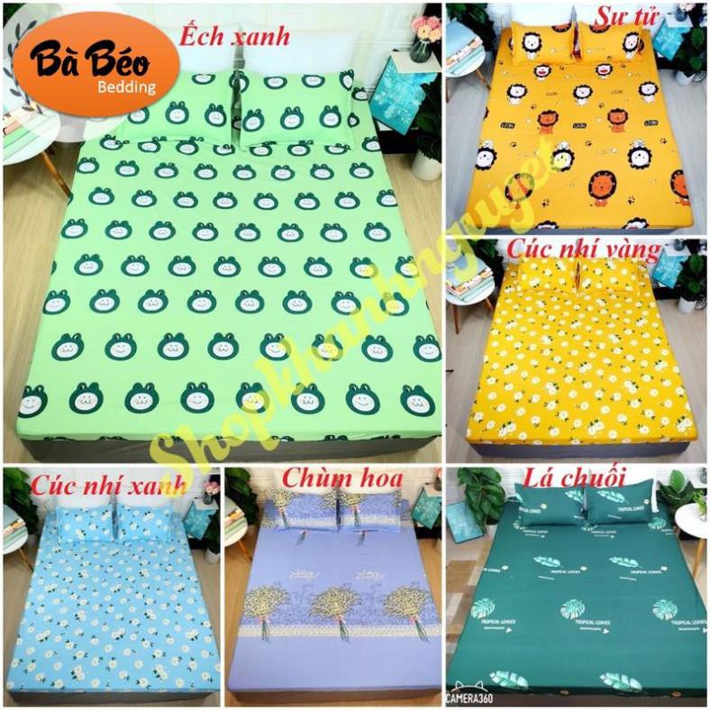 Bộ drap ga gối poly cotton m6/m8 ( được chọn mẫu)