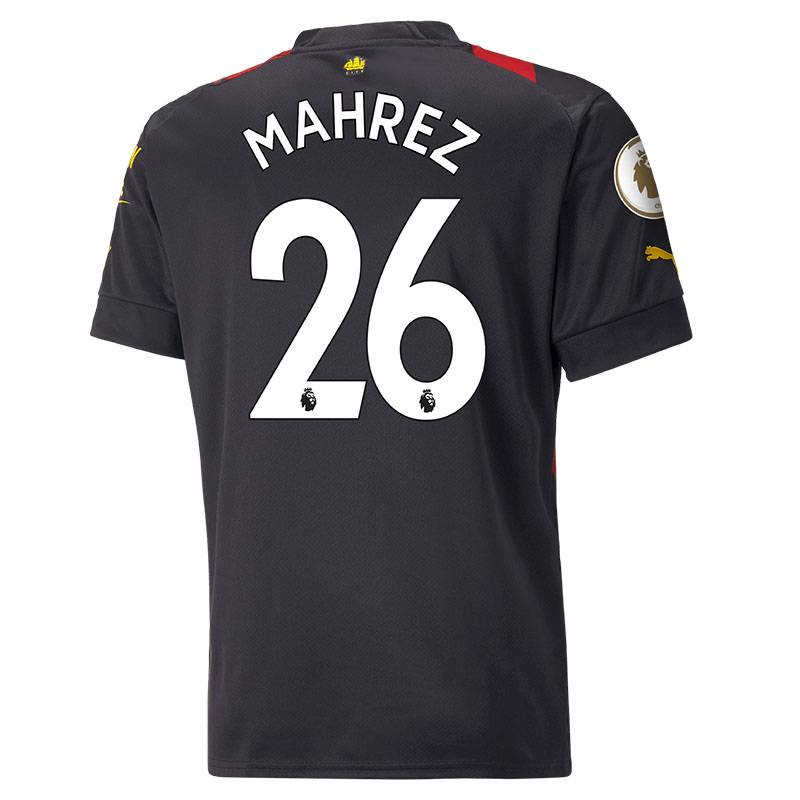 Áo Thun Bóng Đá HT1 2022-2023 Manchester City Away EPL Debuyne Foden Mahrez Bernardo Haaland Phiên Bản TH1