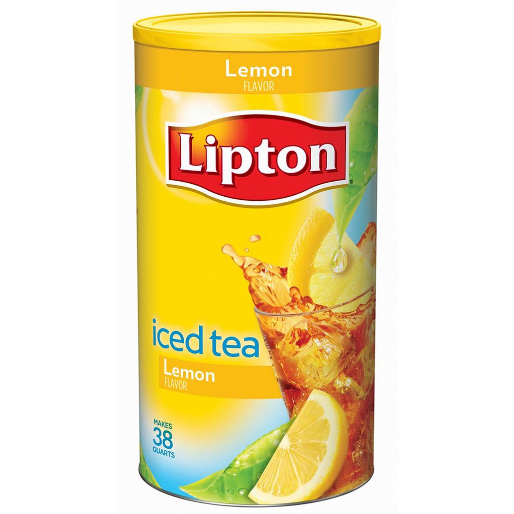 [LON 2,54KG]Bột Pha Trà Chanh Lipton Iced Tea Lemon Mỹ