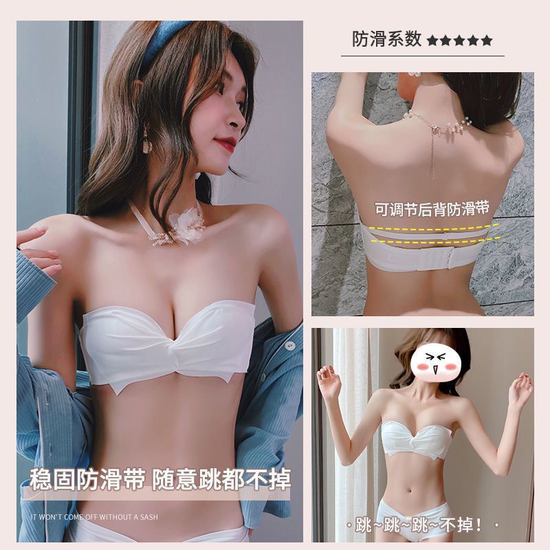 Bộ Đồ Lót Dày Dặn Không Gọng Thép Phong Cách Nhật Bản Cho Nữ
