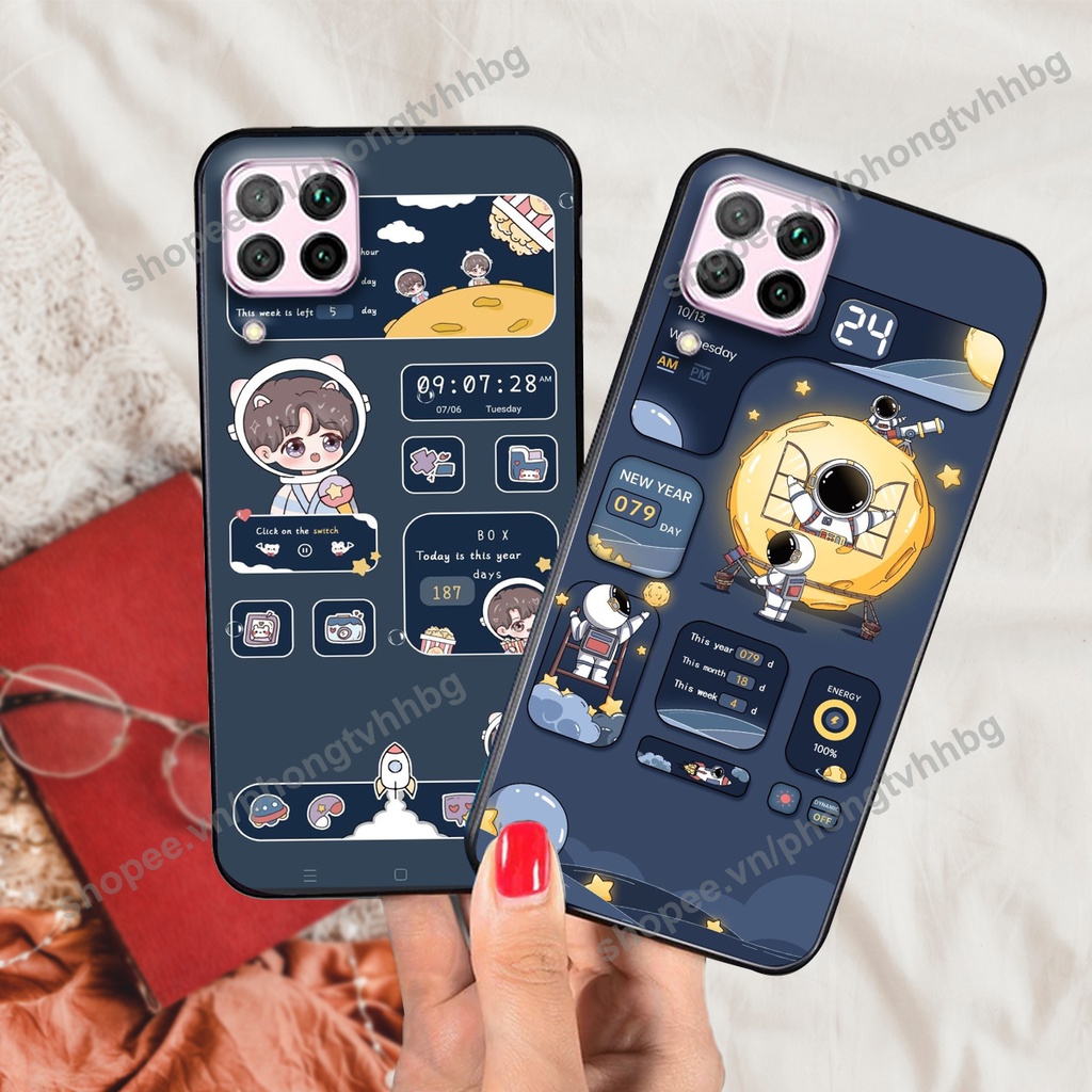 Ốp lưng Huawei Nova 7i phi hành gia hoạt hình 3D cute giá rẻ