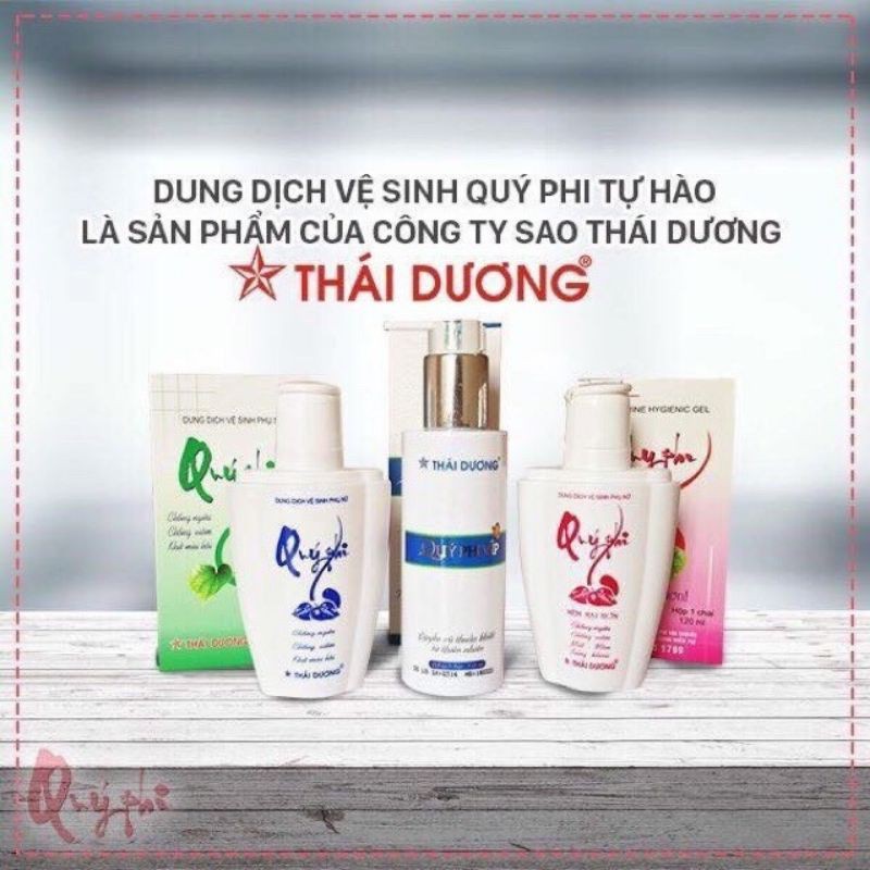 DUNG DỊCH VỆ SINH PHỤ NỮ QUÝ PHI 120ML _ CHÍNH HÃNG SAO THÁI DƯƠNG