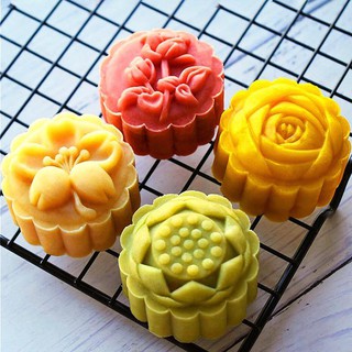 (50gr) Khuôn Trung Thu Hoa 3D