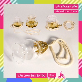  Dây bấc đèn dầu tim đèn dầu bấc đèn lưu ly thờ cúng dùng bền chắc cháy ít hao - Nhiều cỡ 