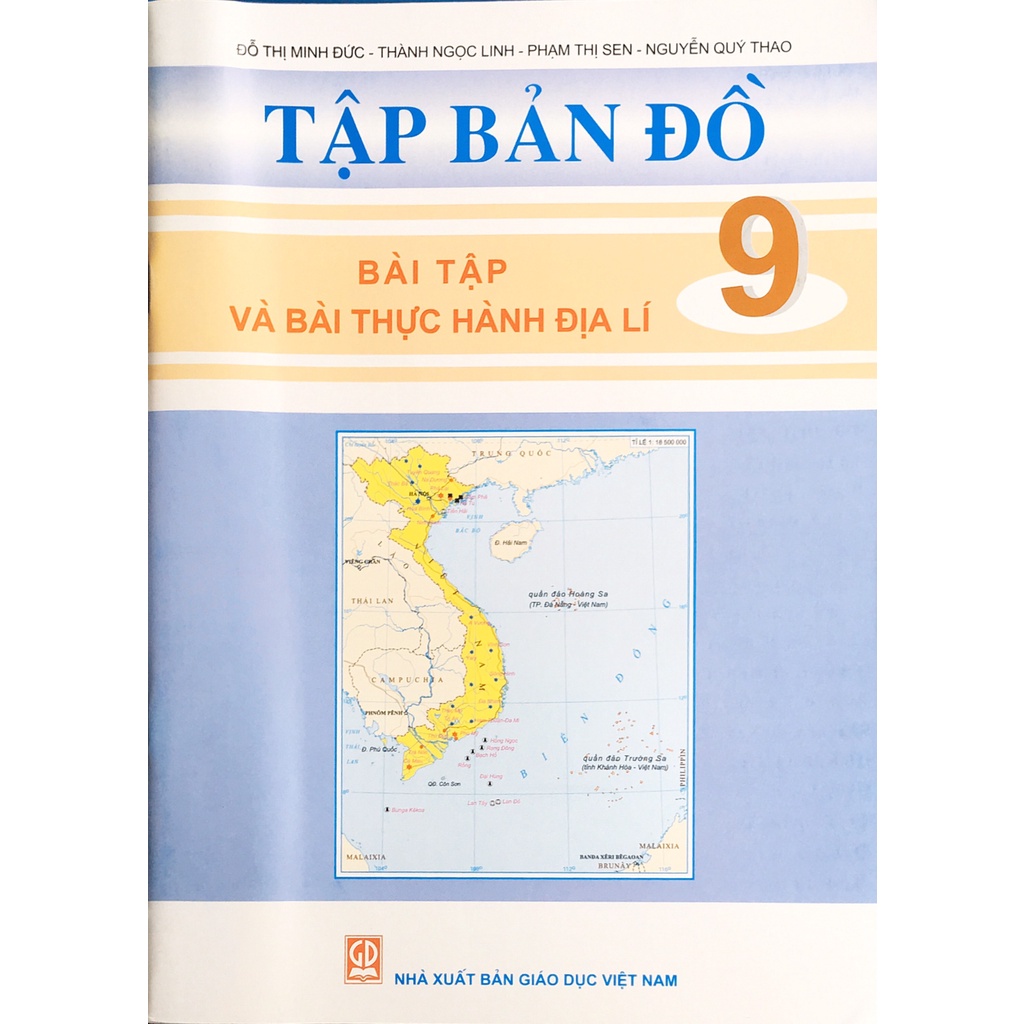 Sách - Tập bản đồ bài tập và thực hành Địa lí 9 B12