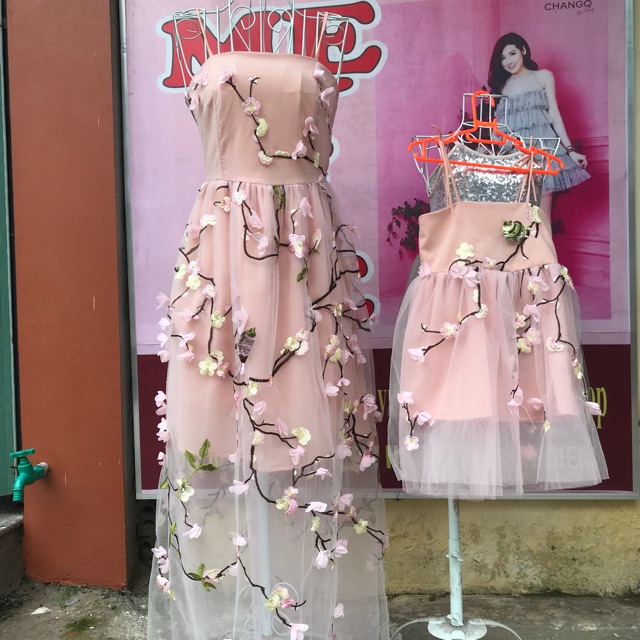 Váy dự tiệc mẹ và bé