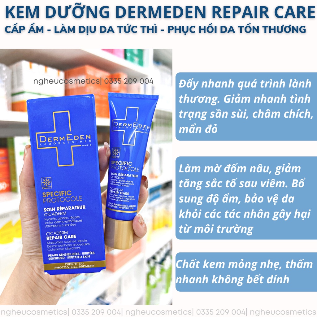 Kem Dưỡng Ẩm Phục Hồi Giảm Thâm DermEden Repair Care 30ML