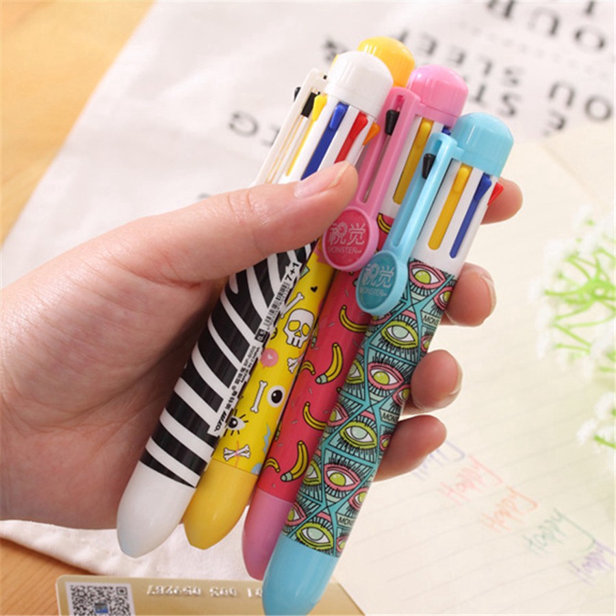 Bút bi nhiều màu 8 trong 1