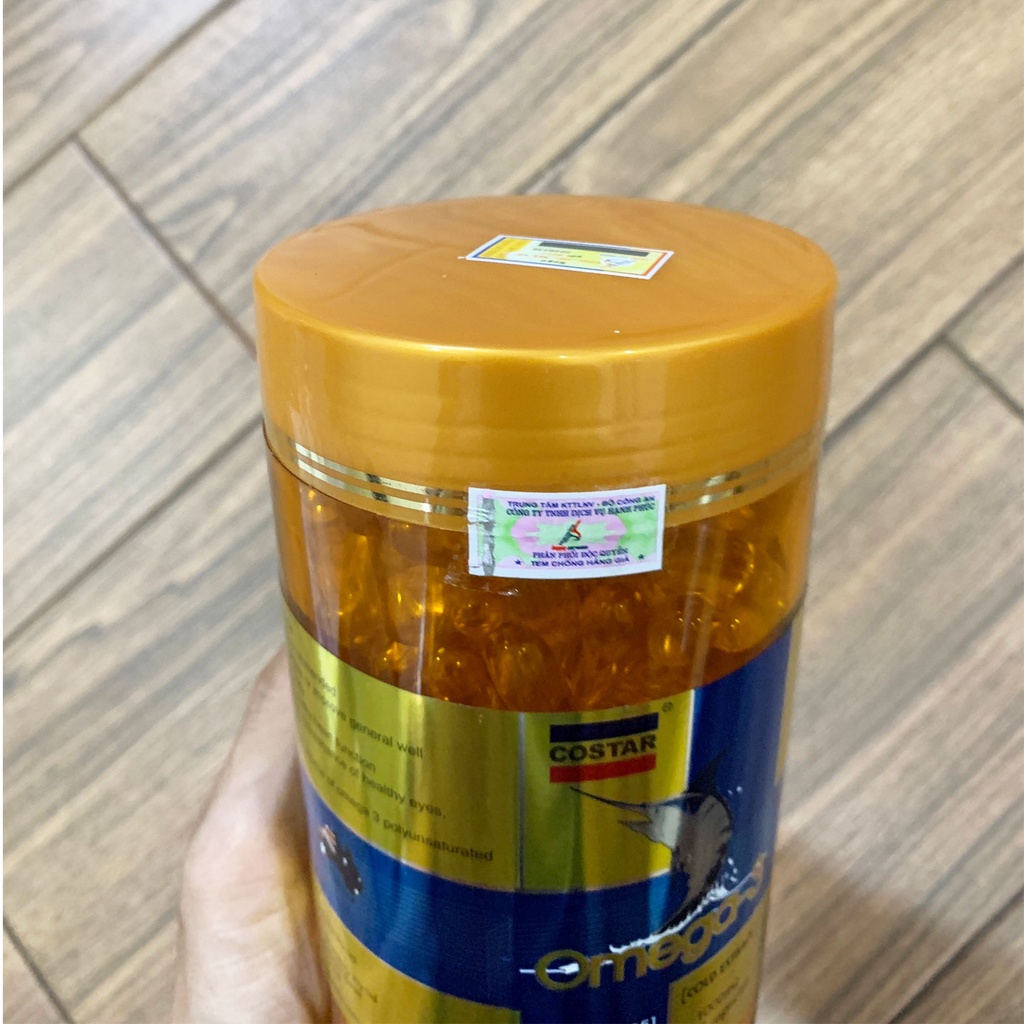 Viên Tinh Dầu Cá Hồi Úc Costar Omega 3 chai 100 - 365 viên hỗ trợ trí nhớ cải thiện thị lực