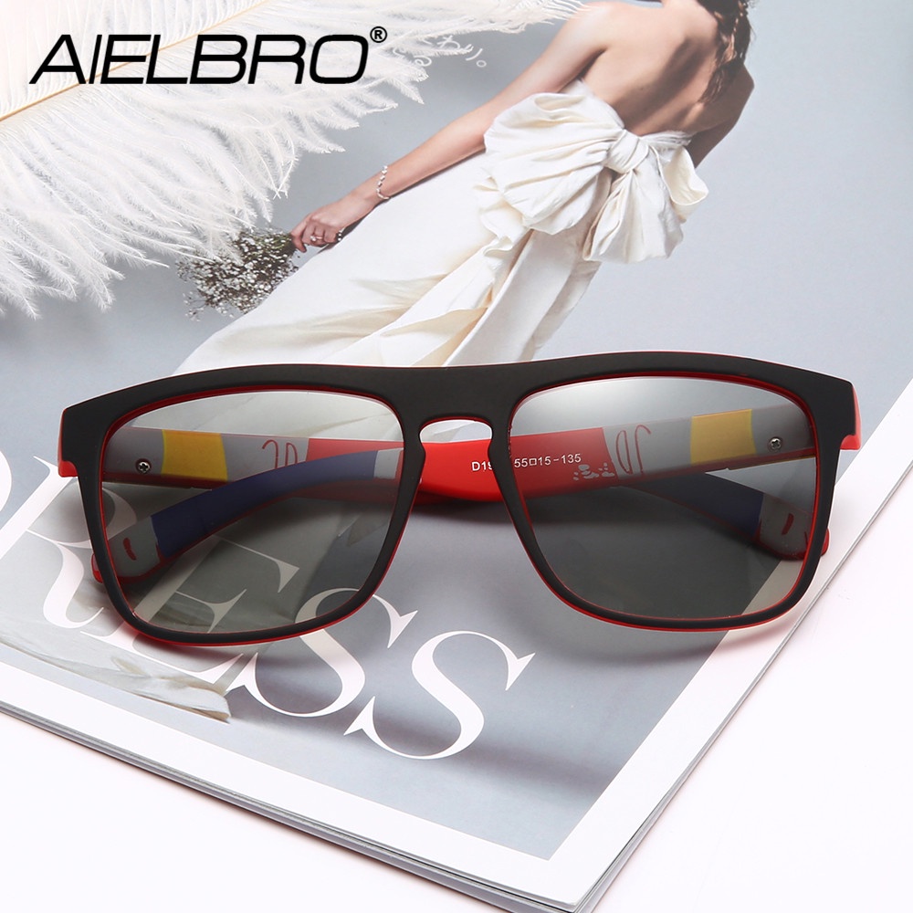 Kính Râm Phân Cực AIELBRO Chống Tia Uv400 Thời Trang Tiện Dụng Dành Cho Nam Và Nữ 2020