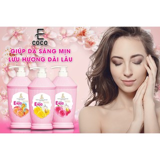 Sữa Tắm Ecoco Vitamin E 400 Nước Hoa Charming Pháp 1600g