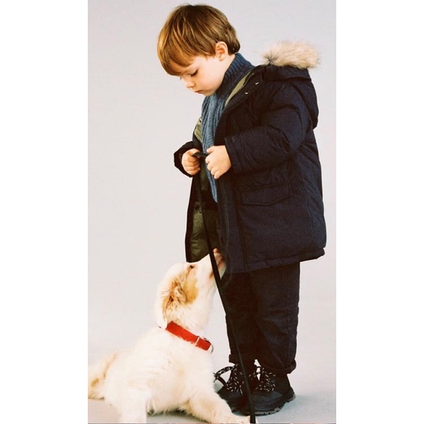 Thanh lí áo khoác parka trẻ em xuất khẩu Hàn cực ấm