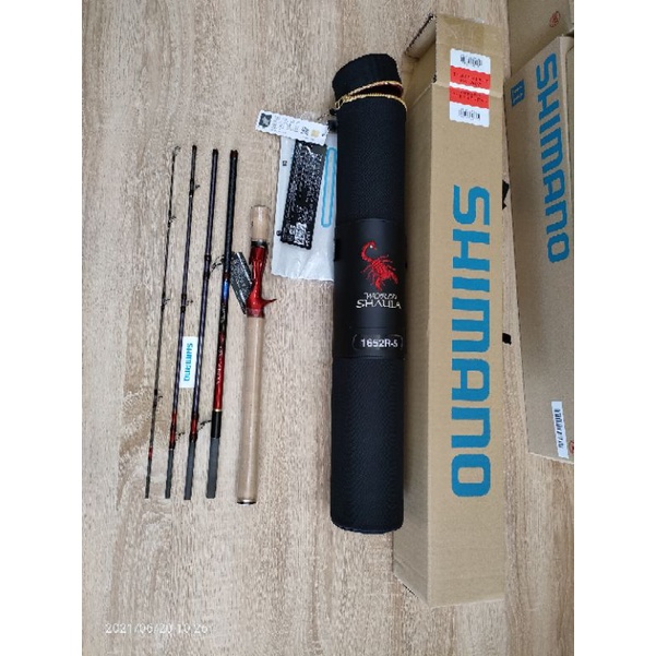 Cần Câu Cá Shimano 2020 World Shaula Dream Tour Edition 1652R-5 - 1.98m - Máy Ngang