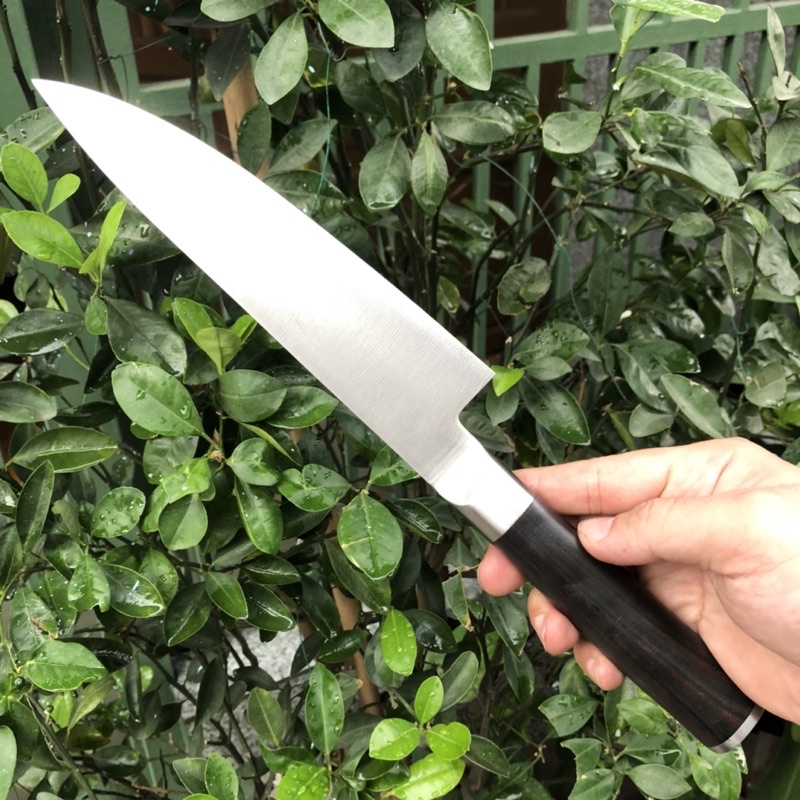 Dao thái Kai chính hãng dài 32cm, dày 2.5li, cán gỗ, không rỉ, fullbox