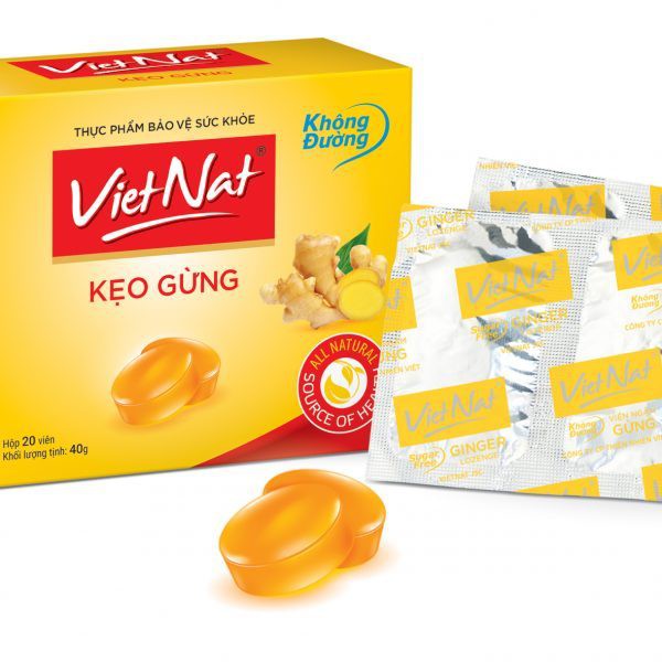 Kẹo ngậm gừng không đường Vietnat
