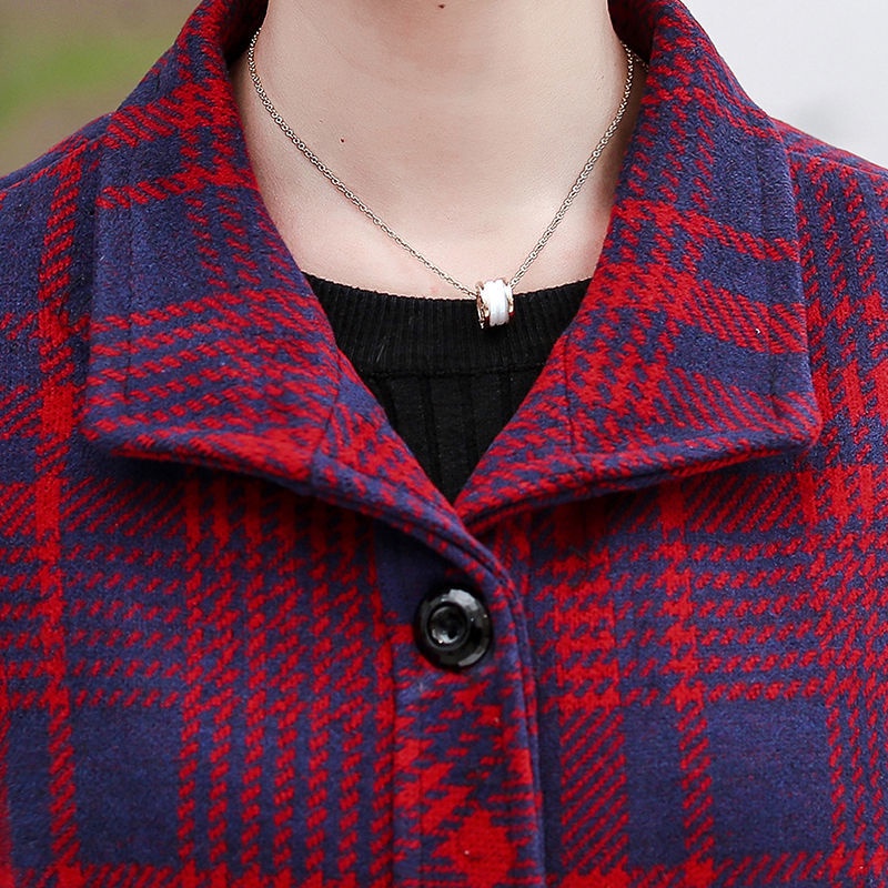 Mẫu áo vest nữ kẻ sọc ca rô cho phụ trung niên và cao tuổi 40-50-60 mới của mẹ | BigBuy360 - bigbuy360.vn