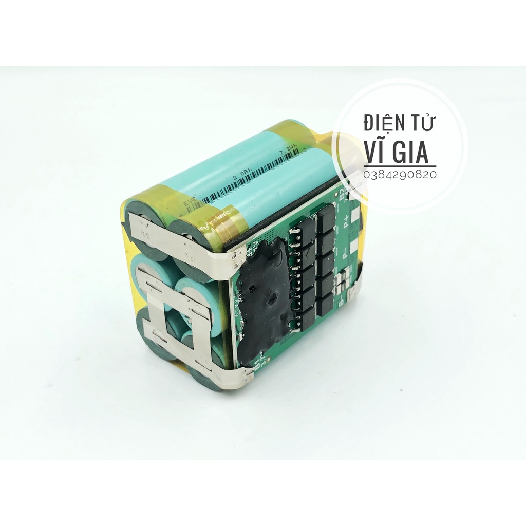 Khối pin 3S2P 12.6V dung lượng 4000mAh xả cao 40A