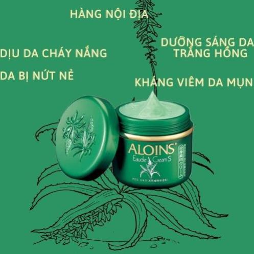 Kem dưỡng da lô hội Aloins Eaude Cream kem xanh dưỡng da toàn thân hàng Nhật NORI