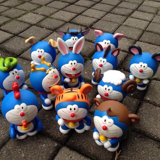 Bộ mô hình Doraemon 12 con giáp