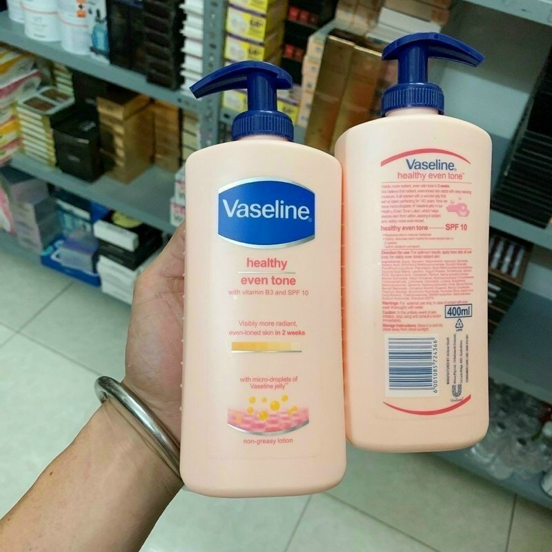 Dưỡng thể VASELINE HEALTHY EVEN TONE 400ml