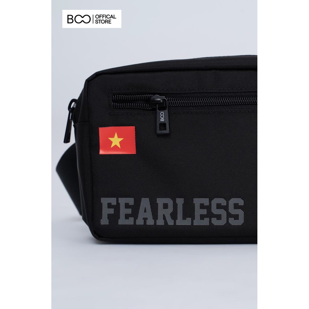 Túi Bumbag Đeo Chéo Nam Nữ BOO Mini Thể Thao In Hình &quot; Fearless&quot; U23 Việt Nam