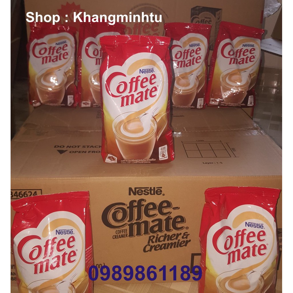 Combo 1 bịch bột kem pha café Coffee Mate (453,7g) + 1 hũ cà phê Nescafé Red Cup (200g)