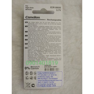 Pin Sạc Camelion 3.7V 16850 ( Hàng Loại 1 )