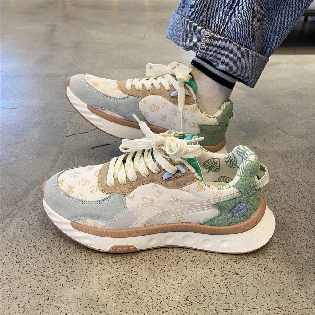 Hàng Có Sẵn Giày Thể Thao Đế Mềm Thời Trang Mới Cho Nữ Sinh Gump