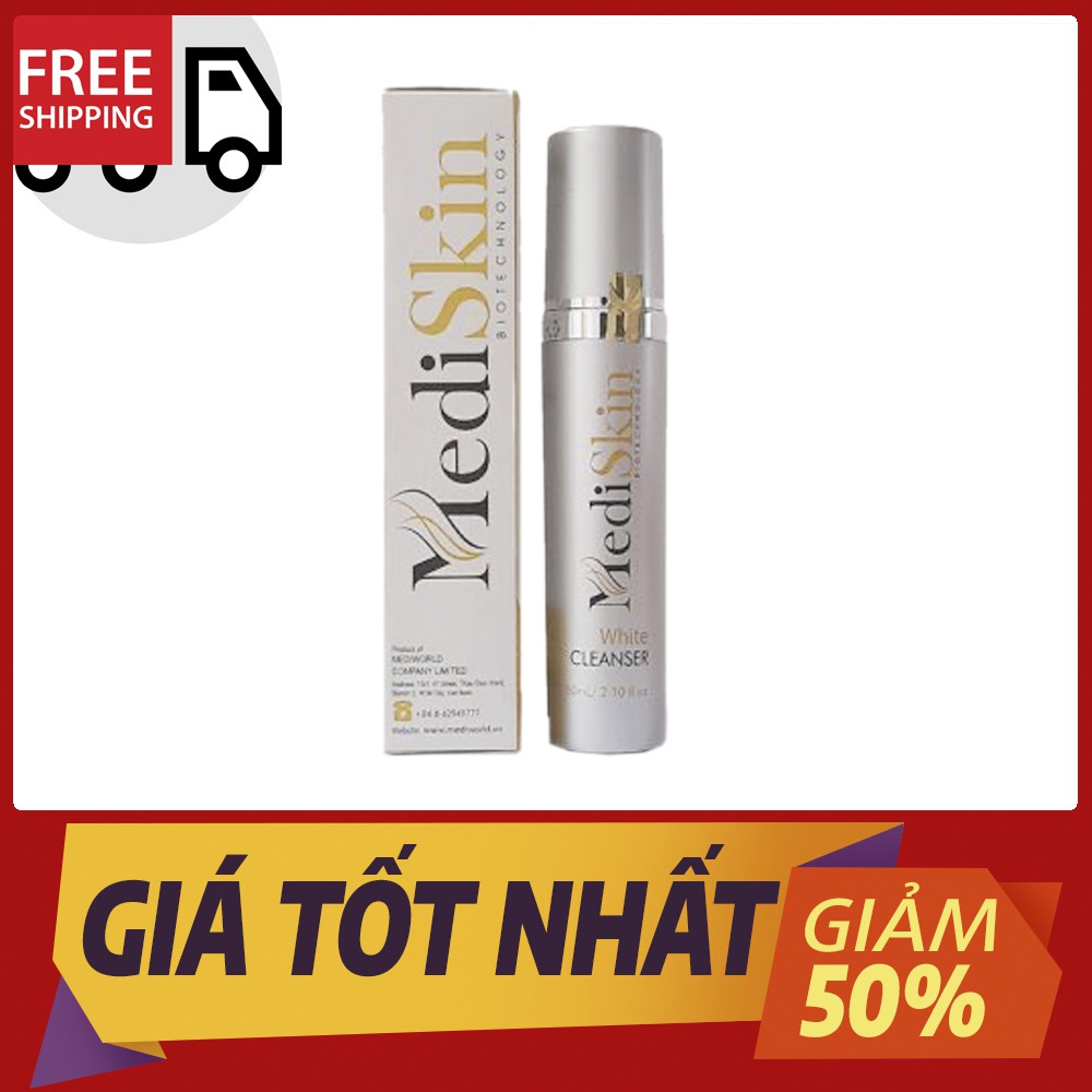 Sữa rửa mặt MediSkin [GIÁ SỐC] sữa rửa mặt làm trắng da